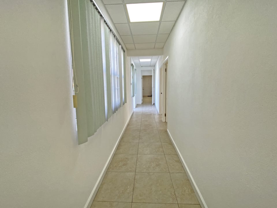 Hallway access to the space